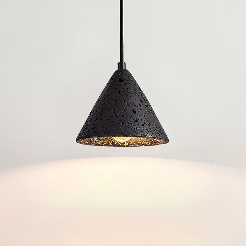 Vaelior Dome Shade Travertine Pendant Light - Blowlighting