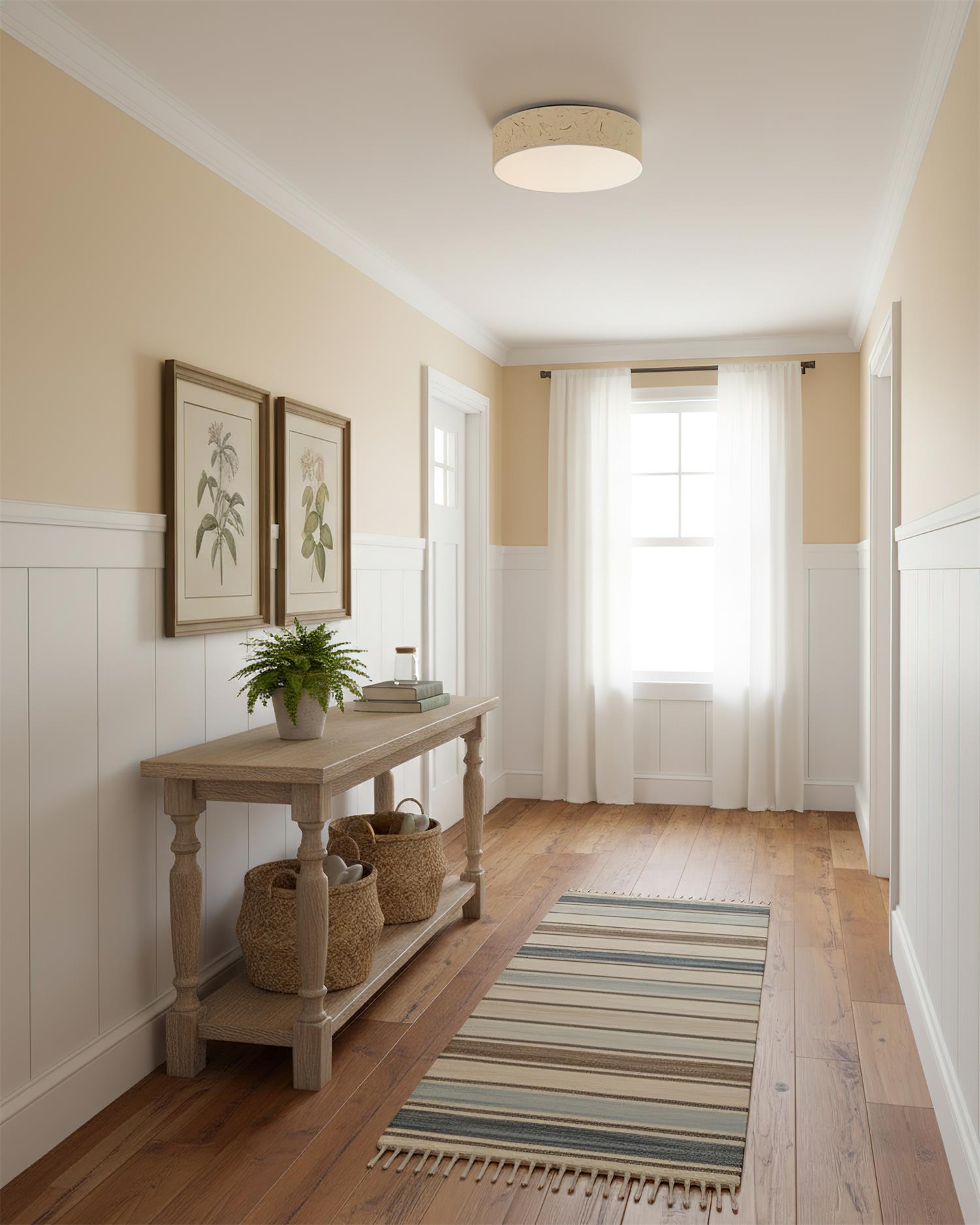 Nest Minimalist Rice paper Ceiling Lamp