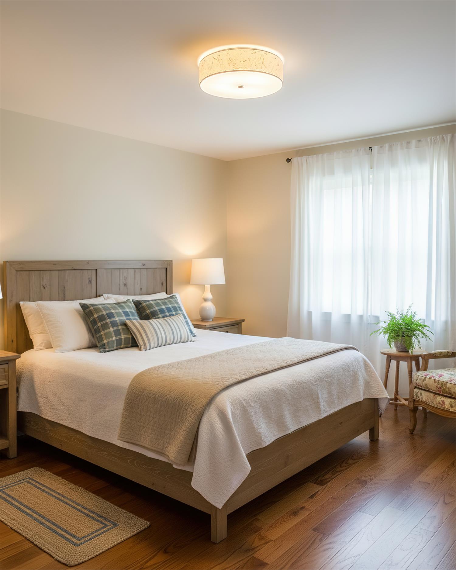 Nest Minimalist Rice paper Ceiling Lamp