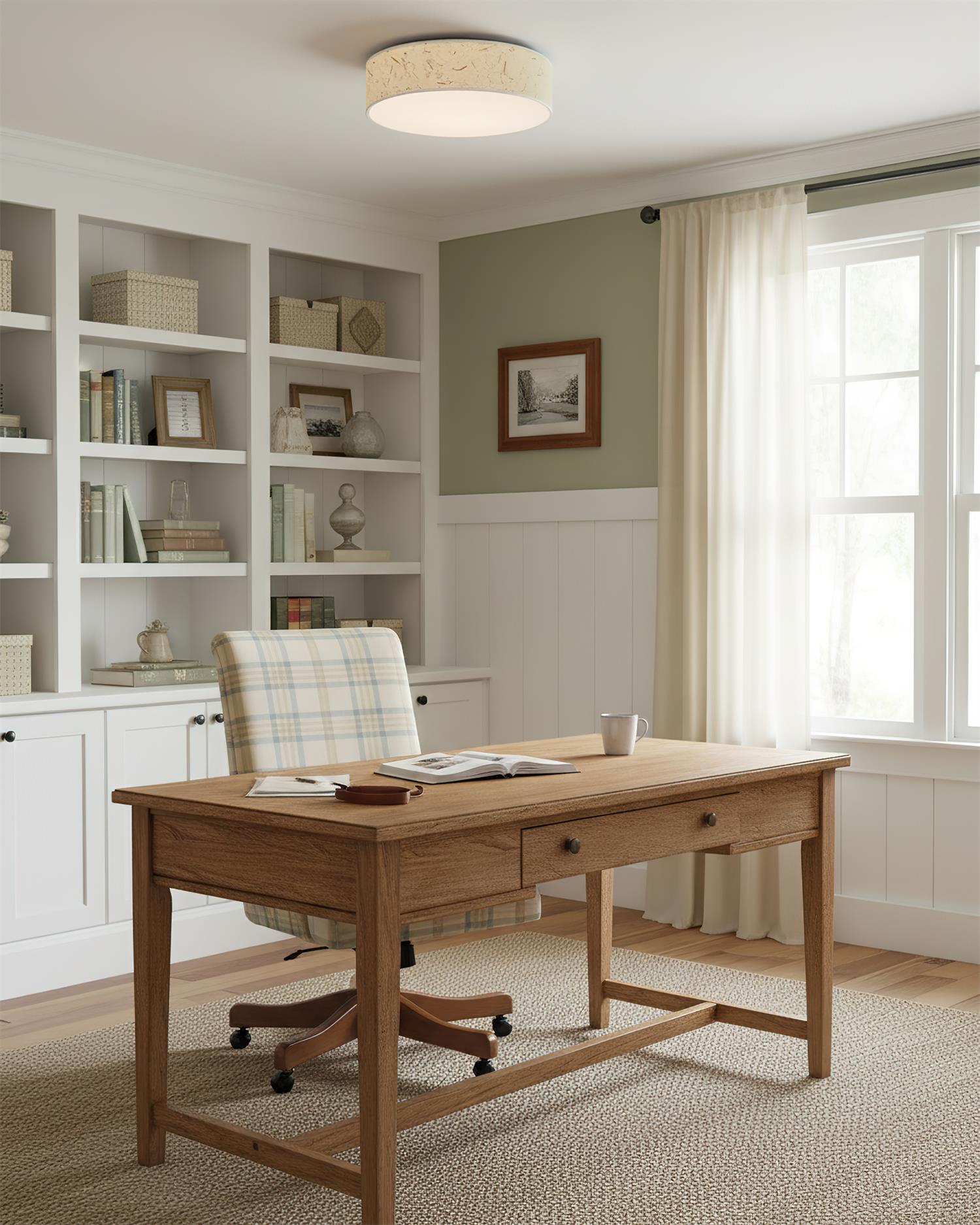 Nest Minimalist Rice paper Ceiling Lamp