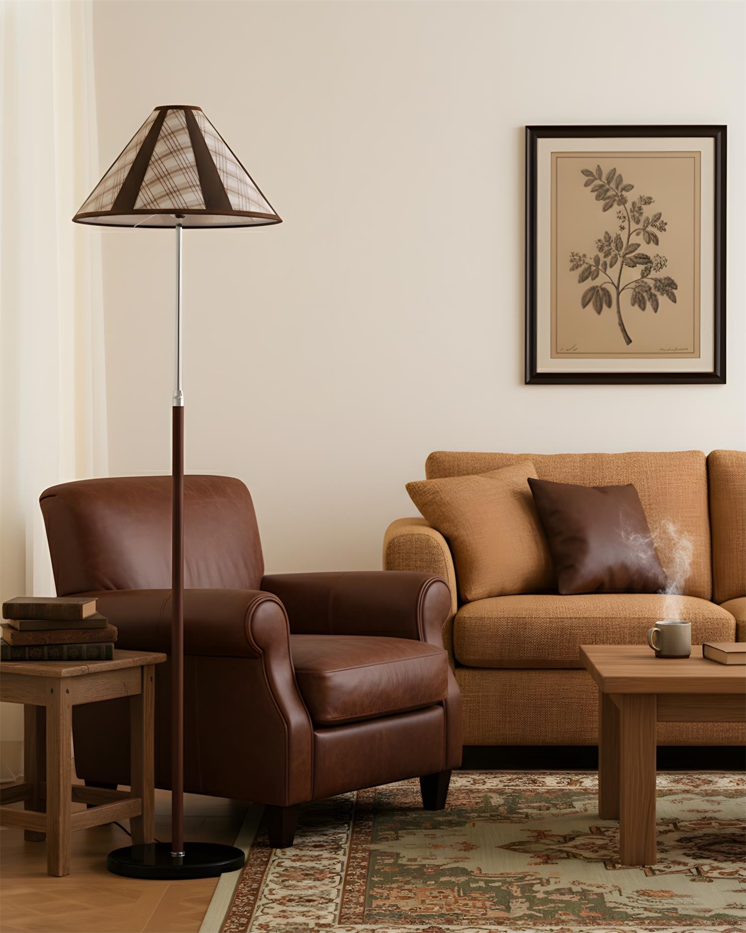 Hearthline Scandinavian Metal Floor Light