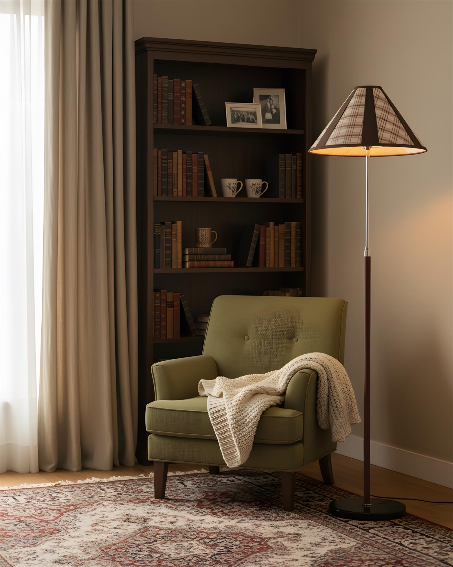 Hearthline Scandinavian Metal Floor Light