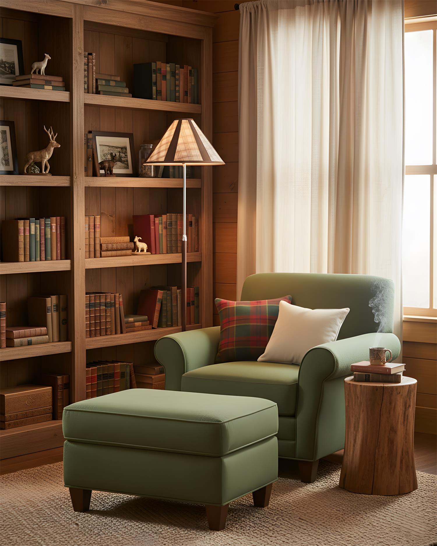 Hearthline Scandinavian Metal Floor Light