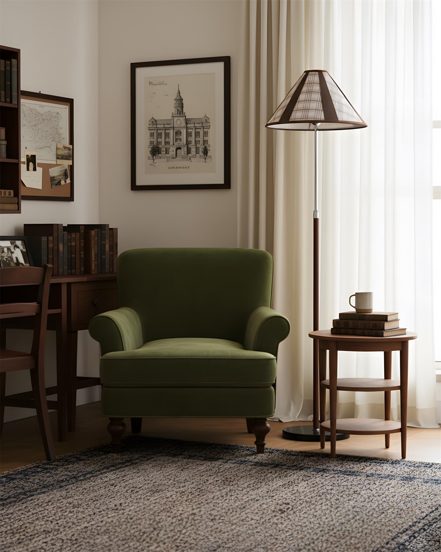 Hearthline Scandinavian Metal Floor Light