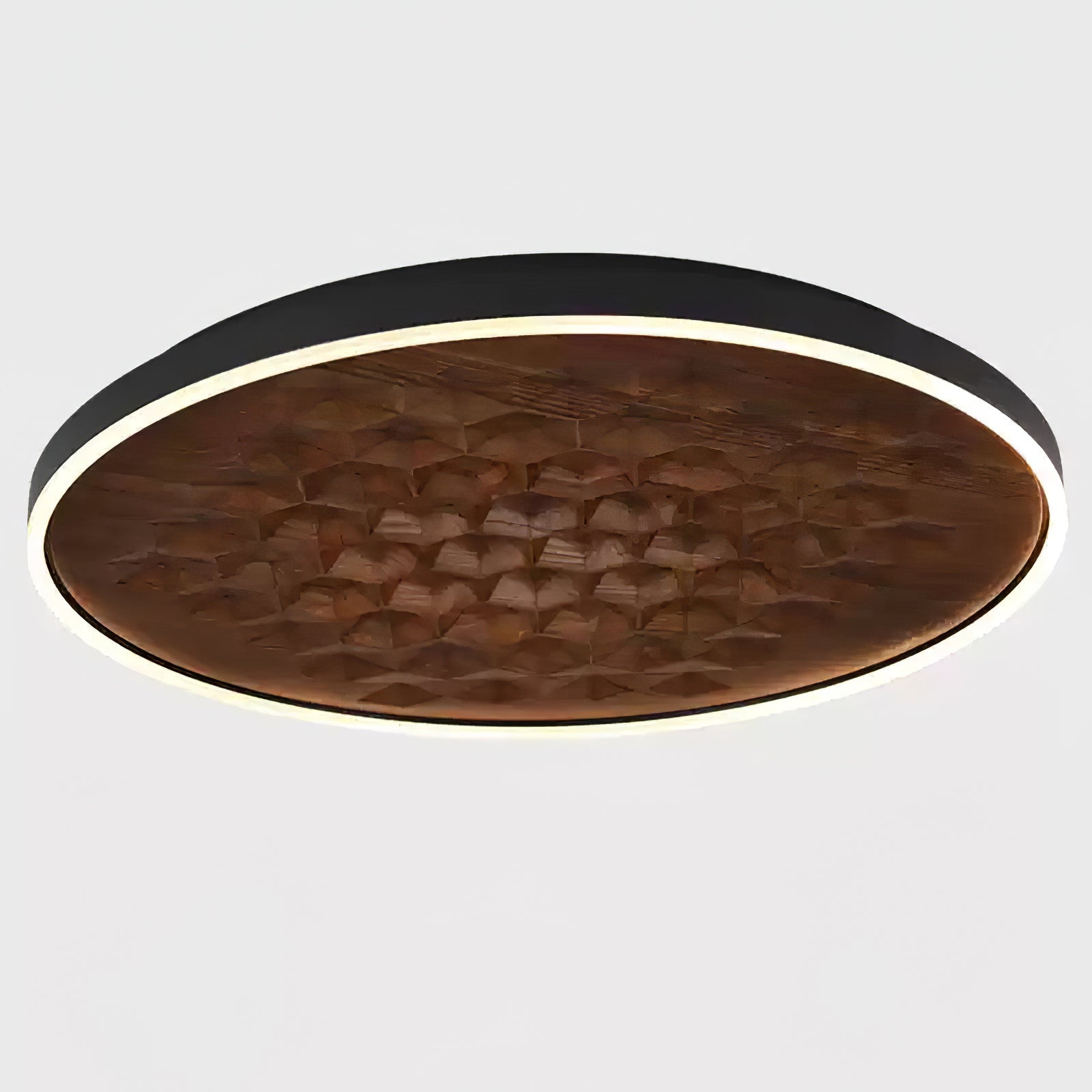 Cevynira Textured Bronze Flush Mount - Blowlighting