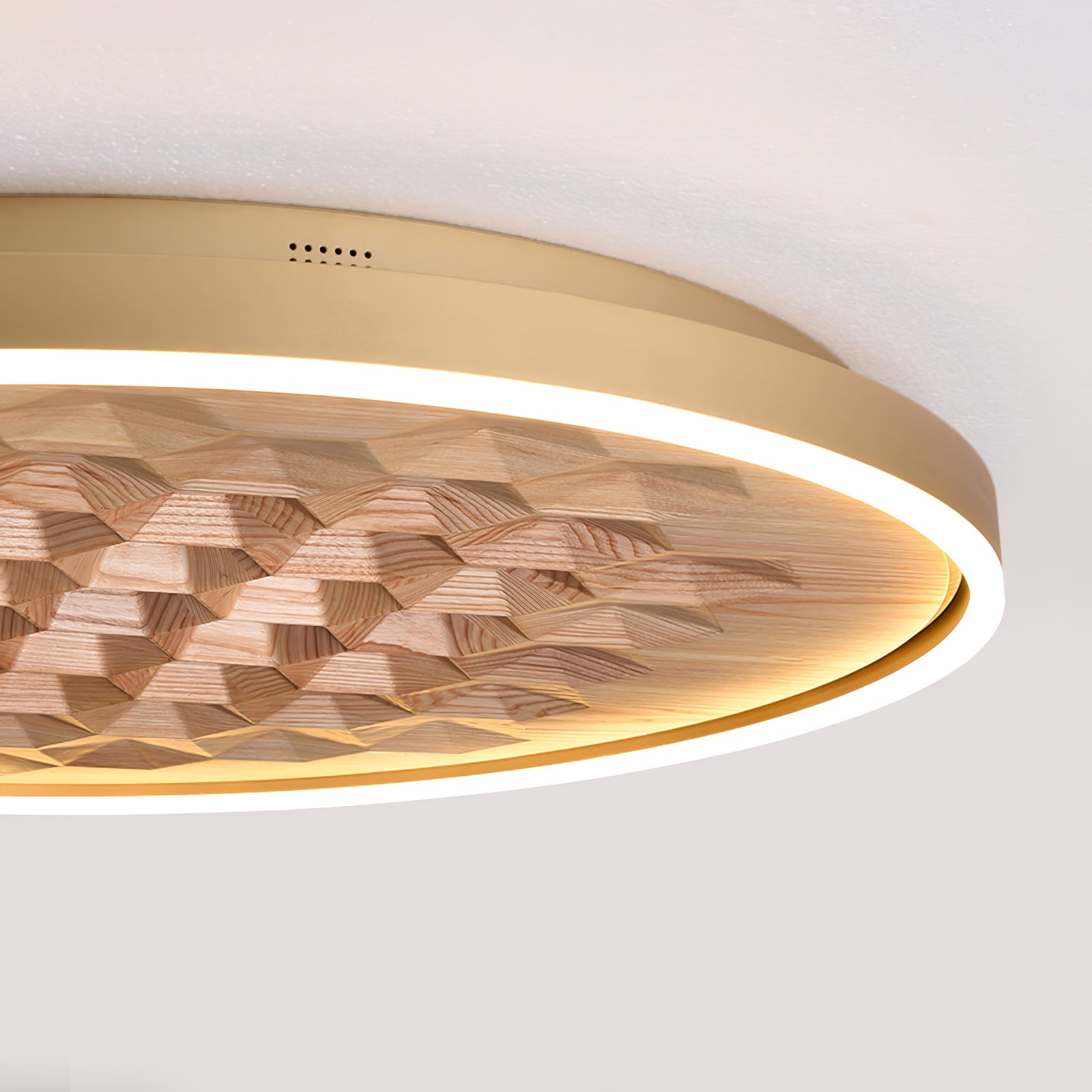 Cevynira Textured Bronze Flush Mount - Blowlighting