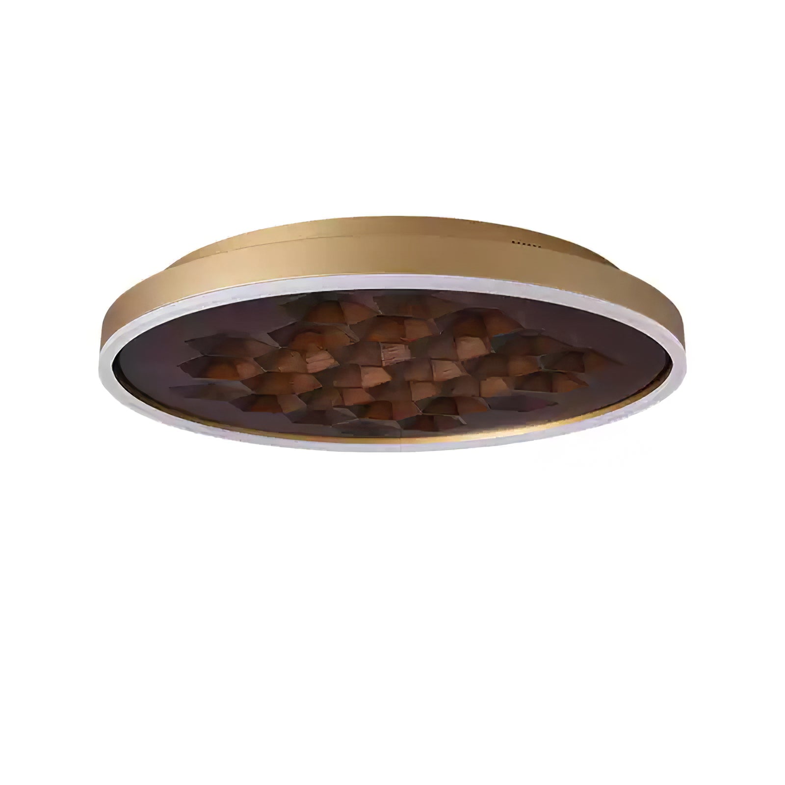 Cevynira Textured Bronze Flush Mount - Blowlighting