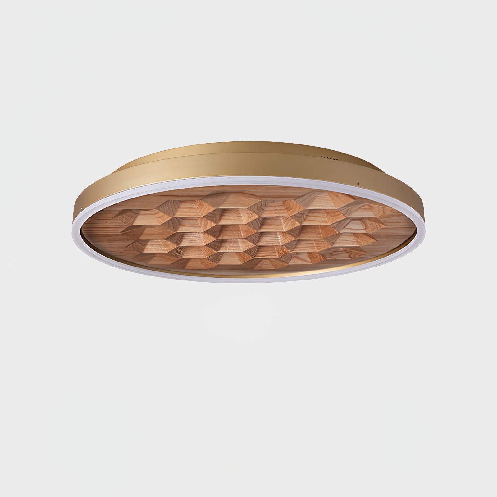 Cevynira Textured Bronze Flush Mount - Blowlighting