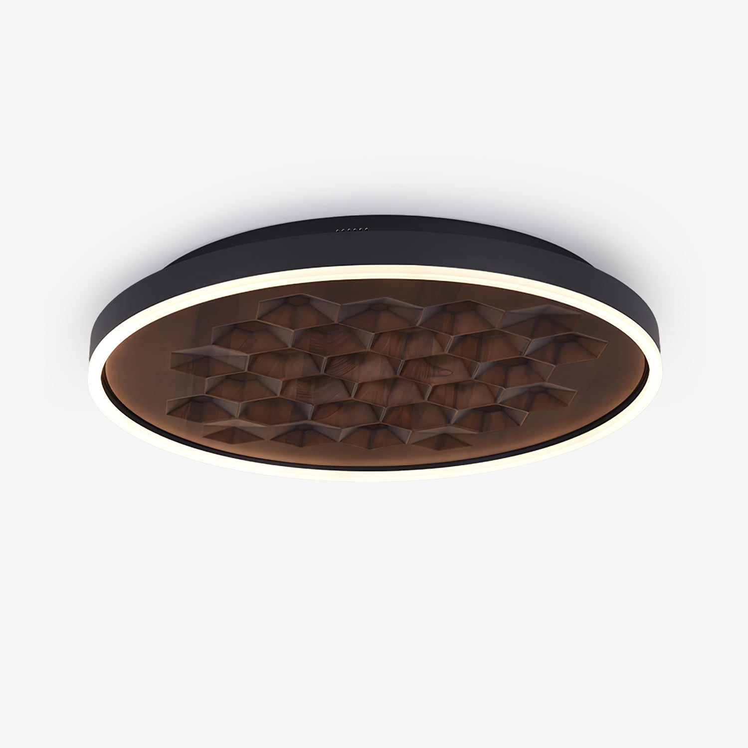 Cevynira Textured Bronze Flush Mount - Blowlighting