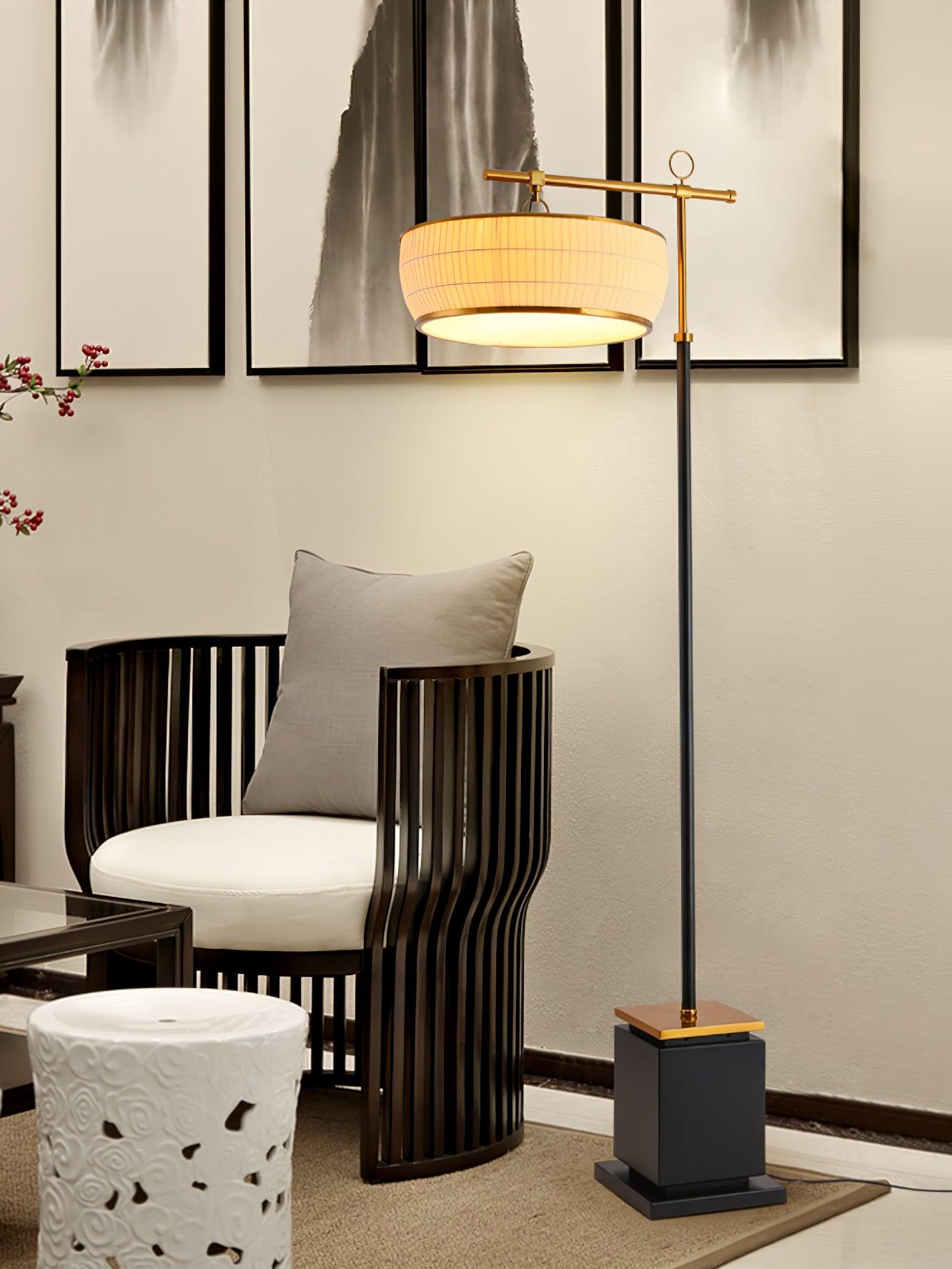 Hejun Fabric Floor Lamp - Blowlighting