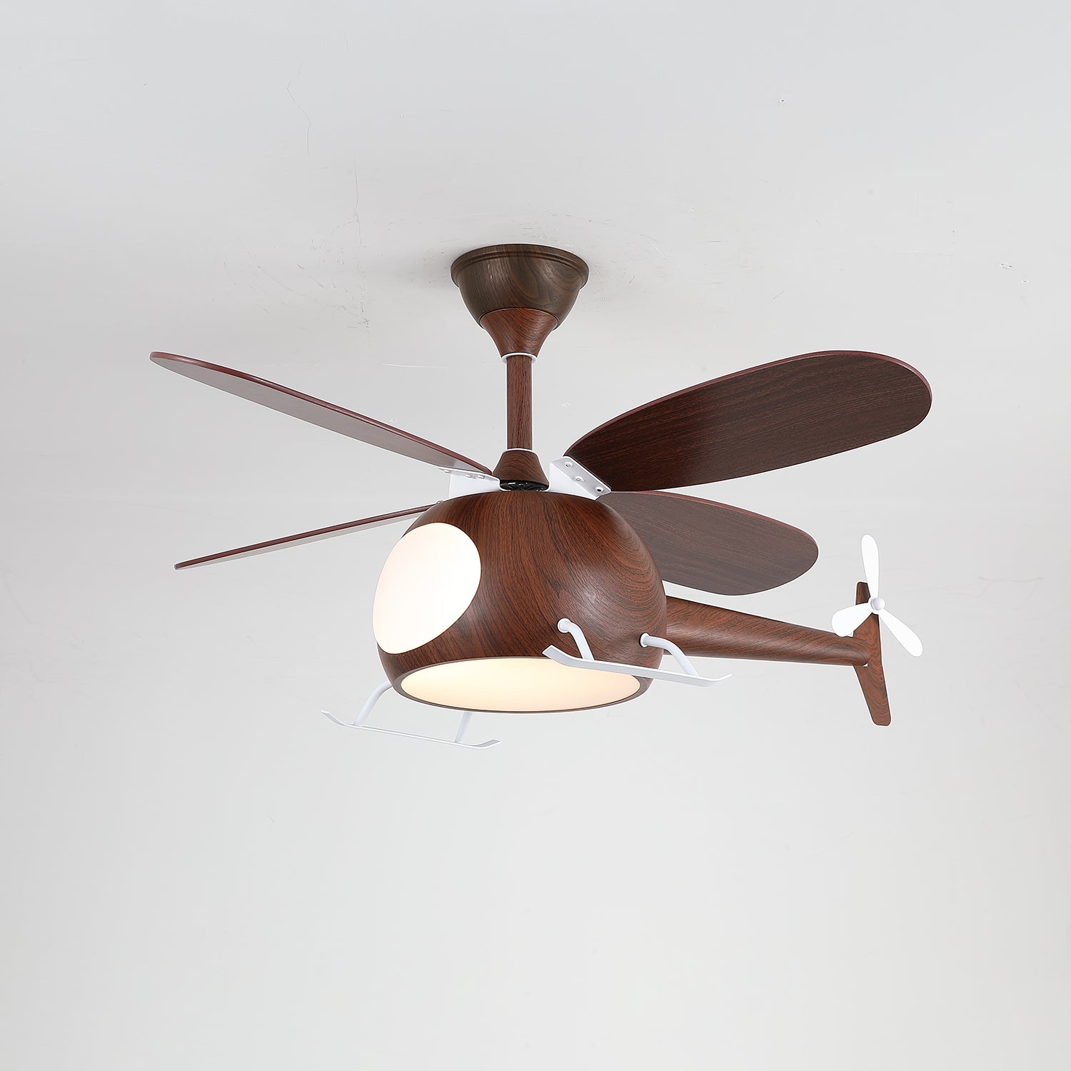 Aviara Modern Wood Ceiling Fan Light - Blowlighting