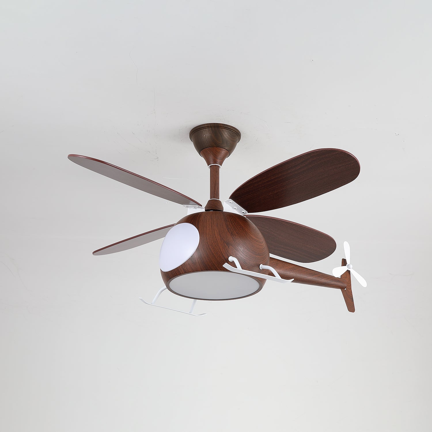 Aviara Modern Wood Ceiling Fan Light - Blowlighting