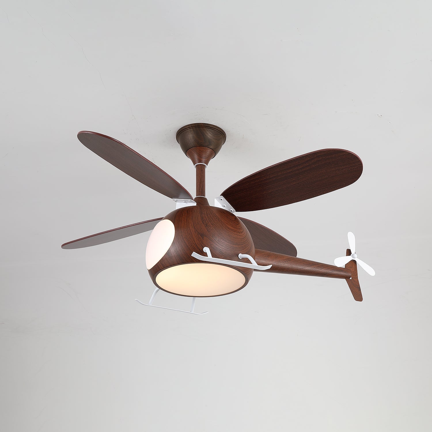 Aviara Modern Wood Ceiling Fan Light - Blowlighting
