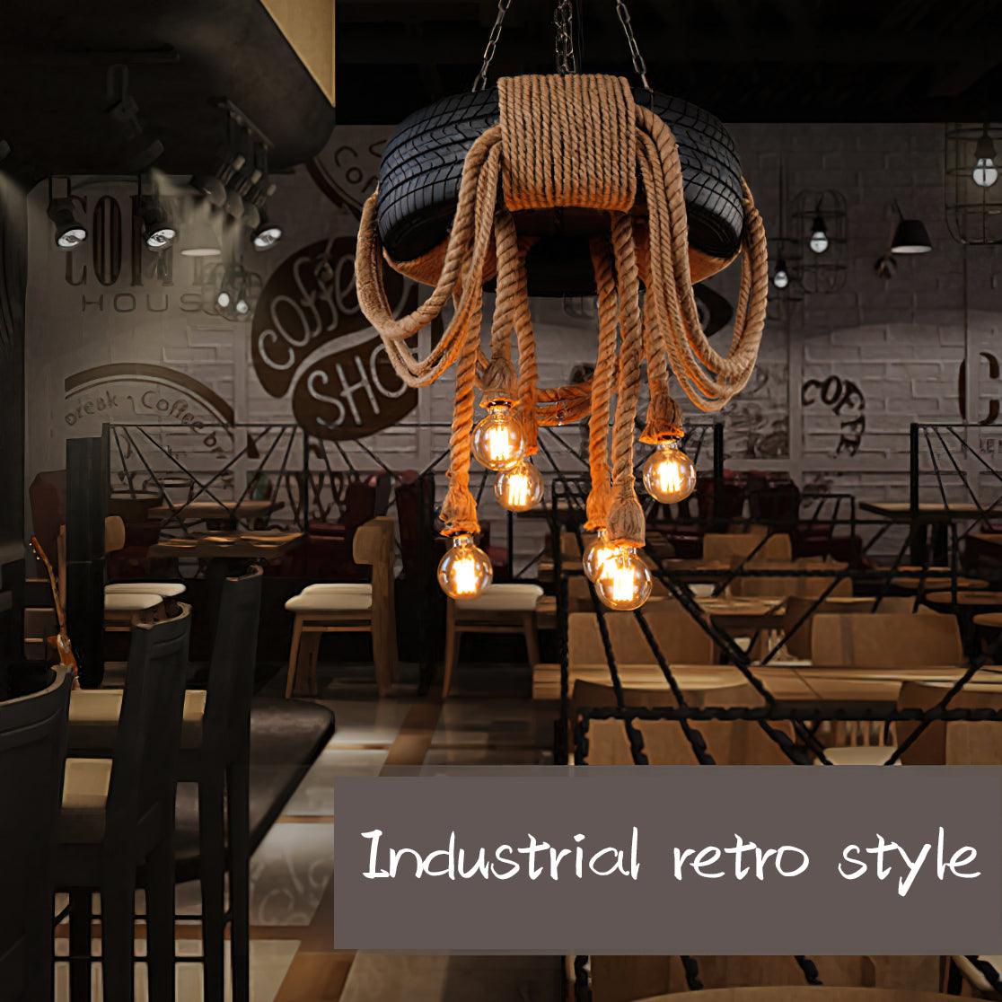 Larry Industrial Metal Chandelier - Blowlighting