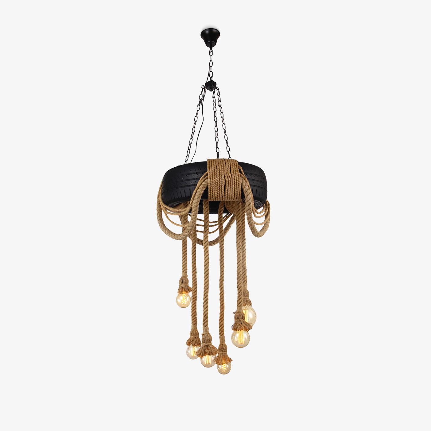 Larry Industrial Metal Chandelier - Blowlighting