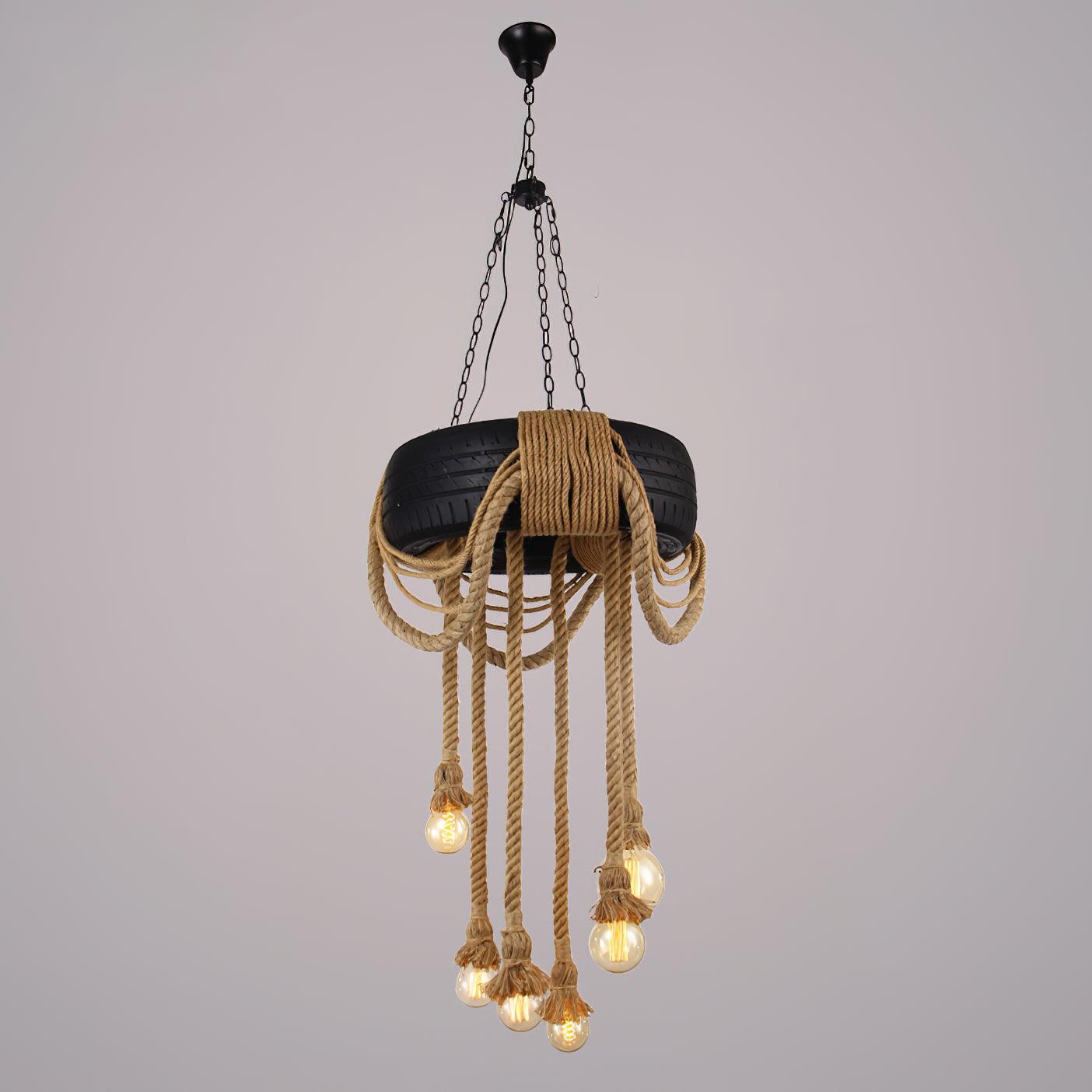 Larry Industrial Metal Chandelier - Blowlighting