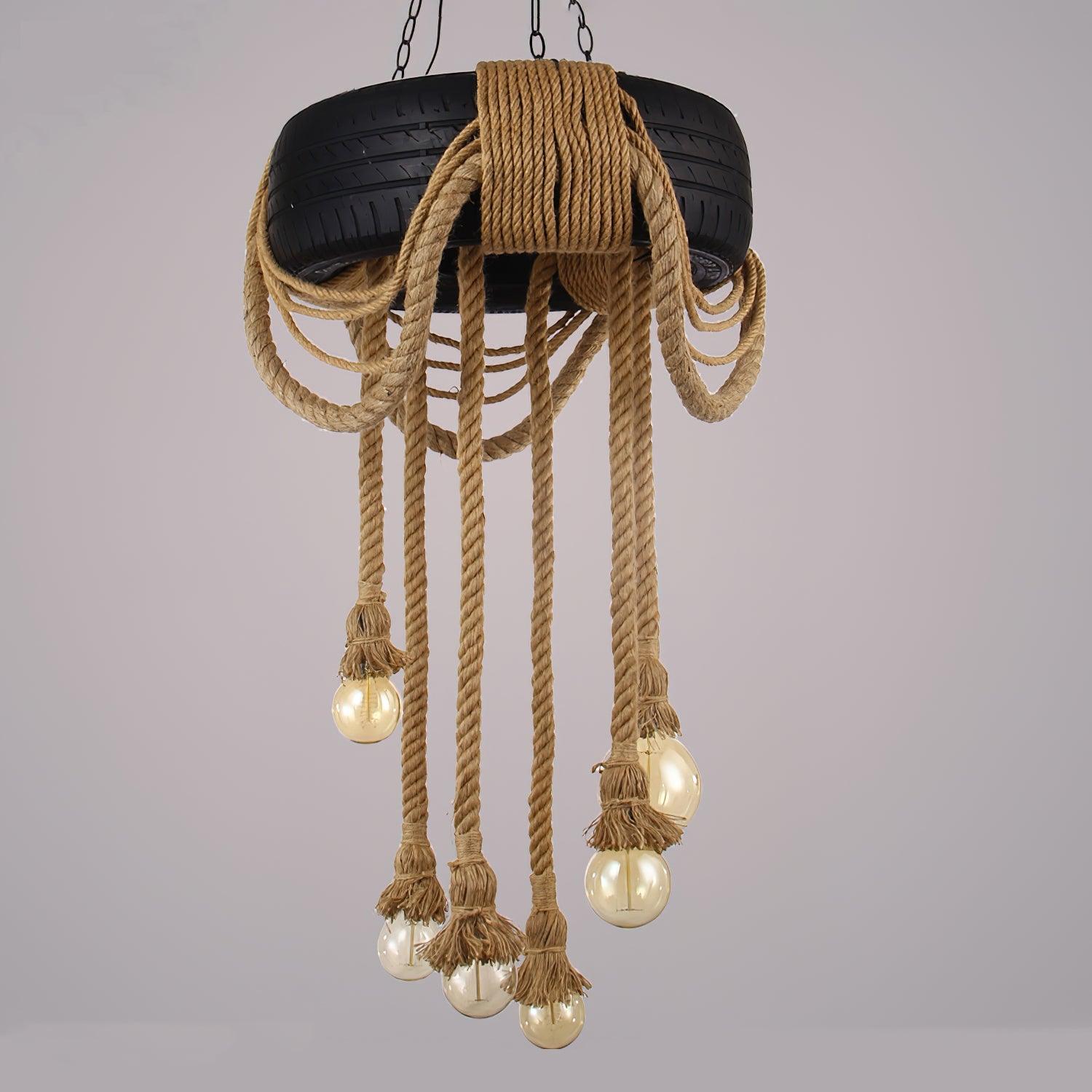 Larry Industrial Metal Chandelier - Blowlighting