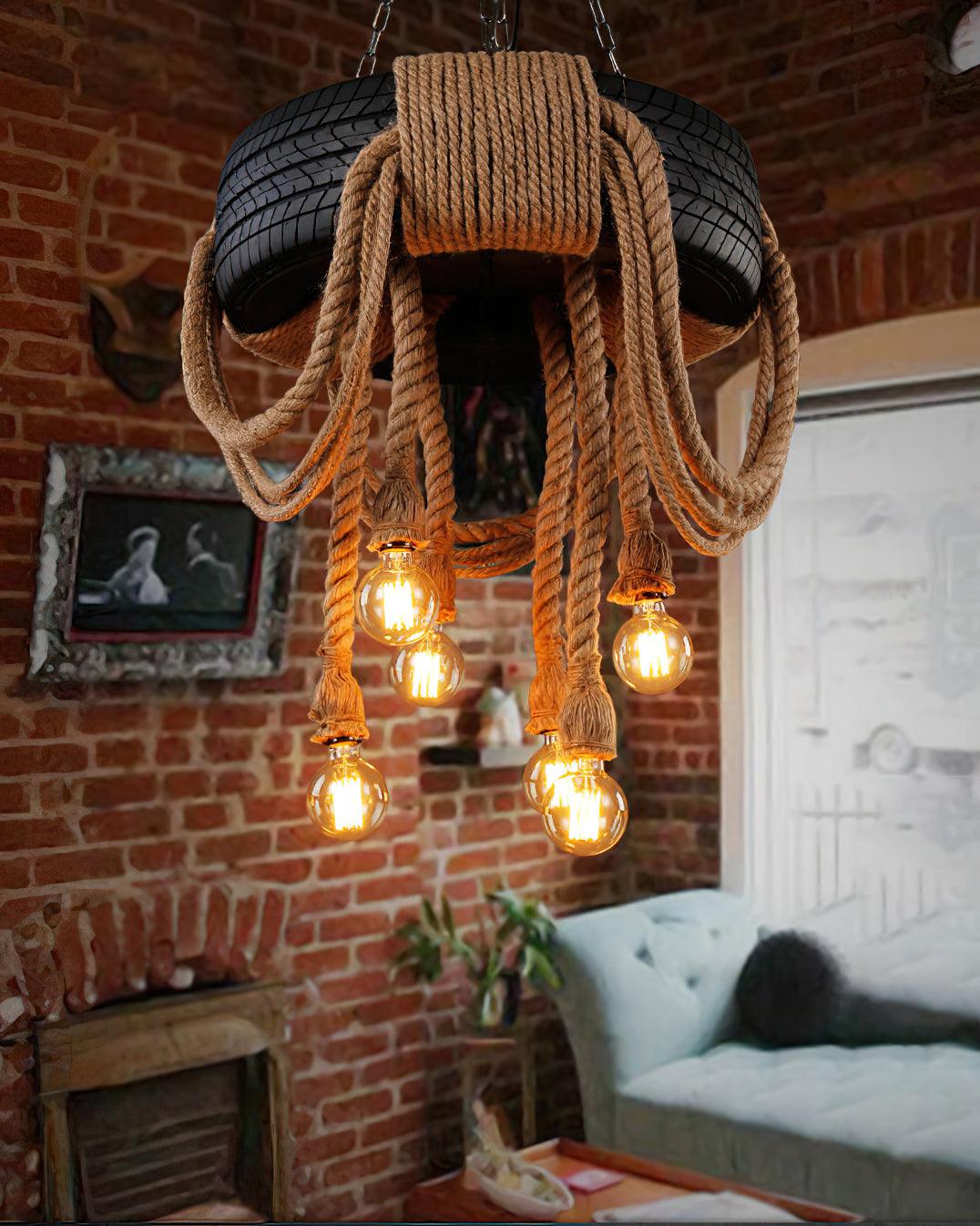 Larry Industrial Metal Chandelier - Blowlighting