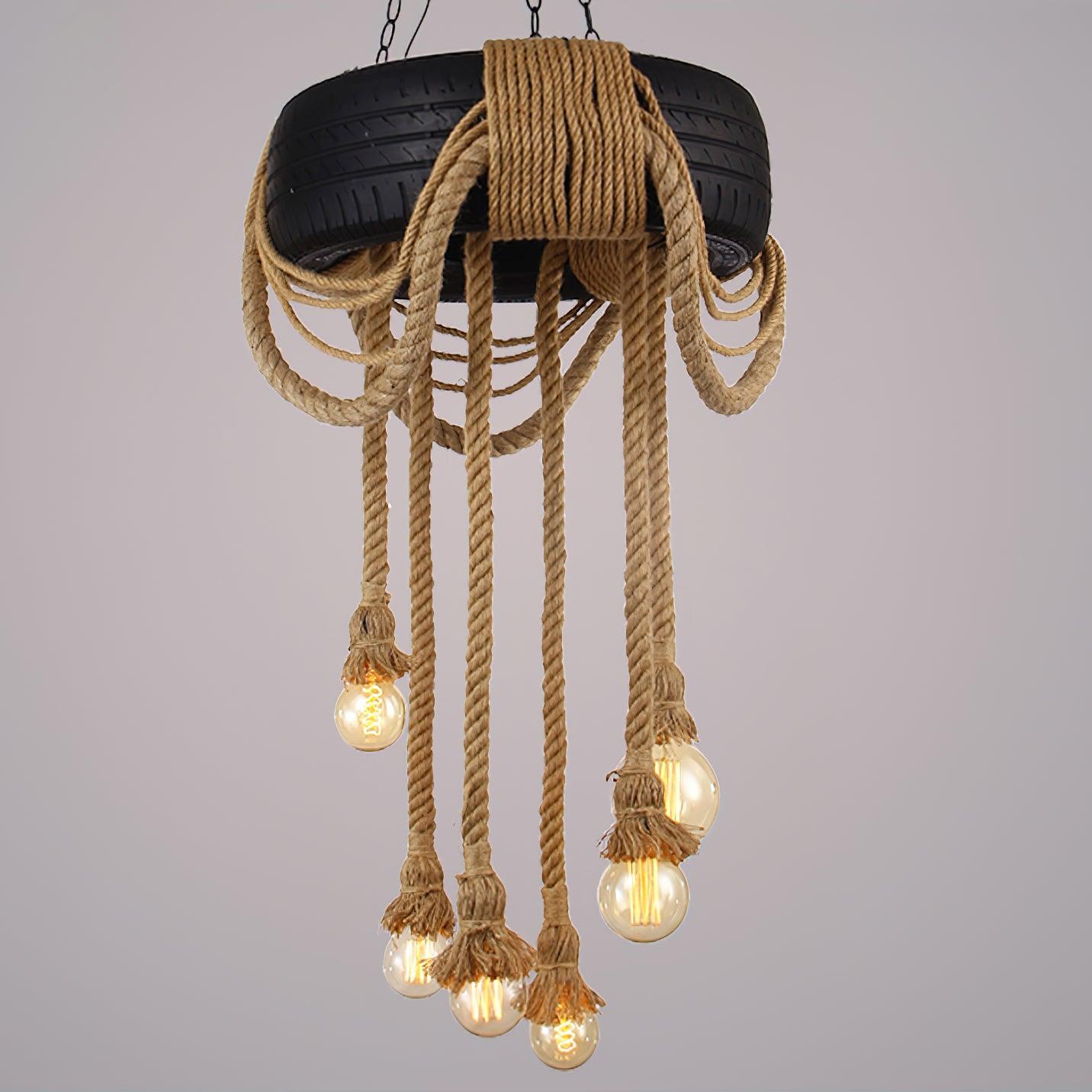 Larry Industrial Metal Chandelier - Blowlighting