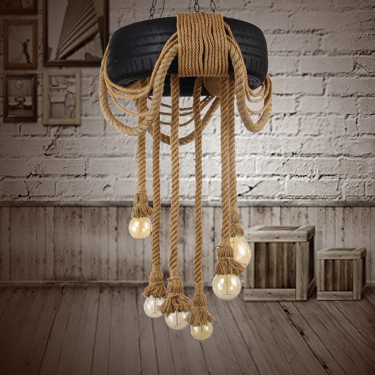 Larry Industrial Metal Chandelier - Blowlighting
