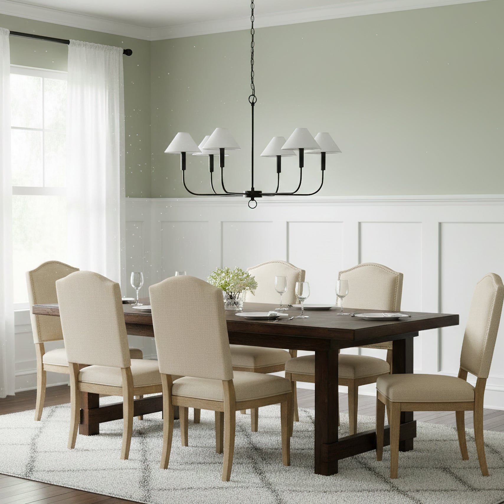 Henry Modern Brass Chandelier