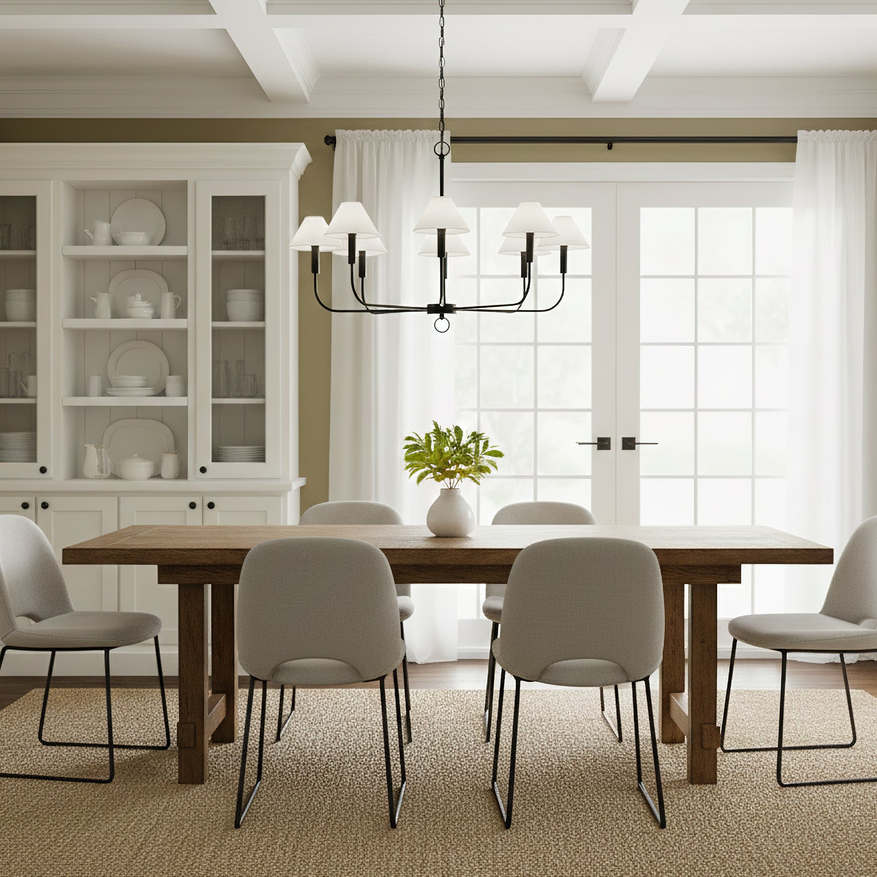 Henry Modern Brass Chandelier