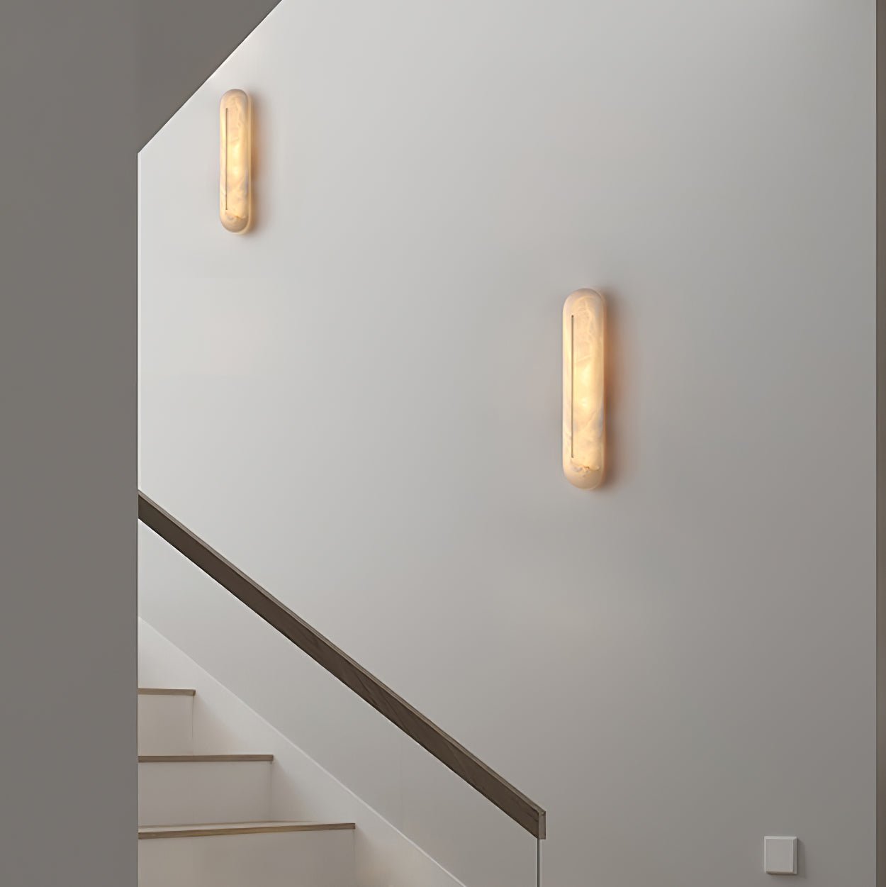 Armaryra Oblong Alabaster Wall Light - Blowlighting