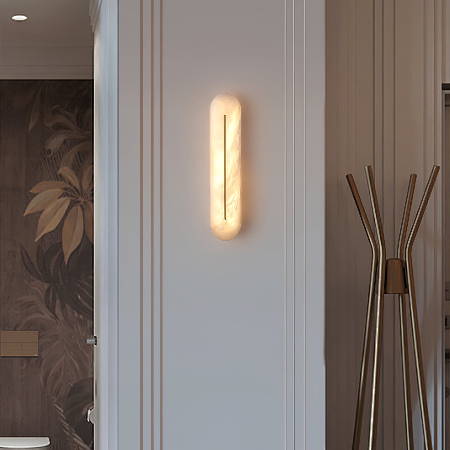 Armaryra Oblong Alabaster Wall Light - Blowlighting