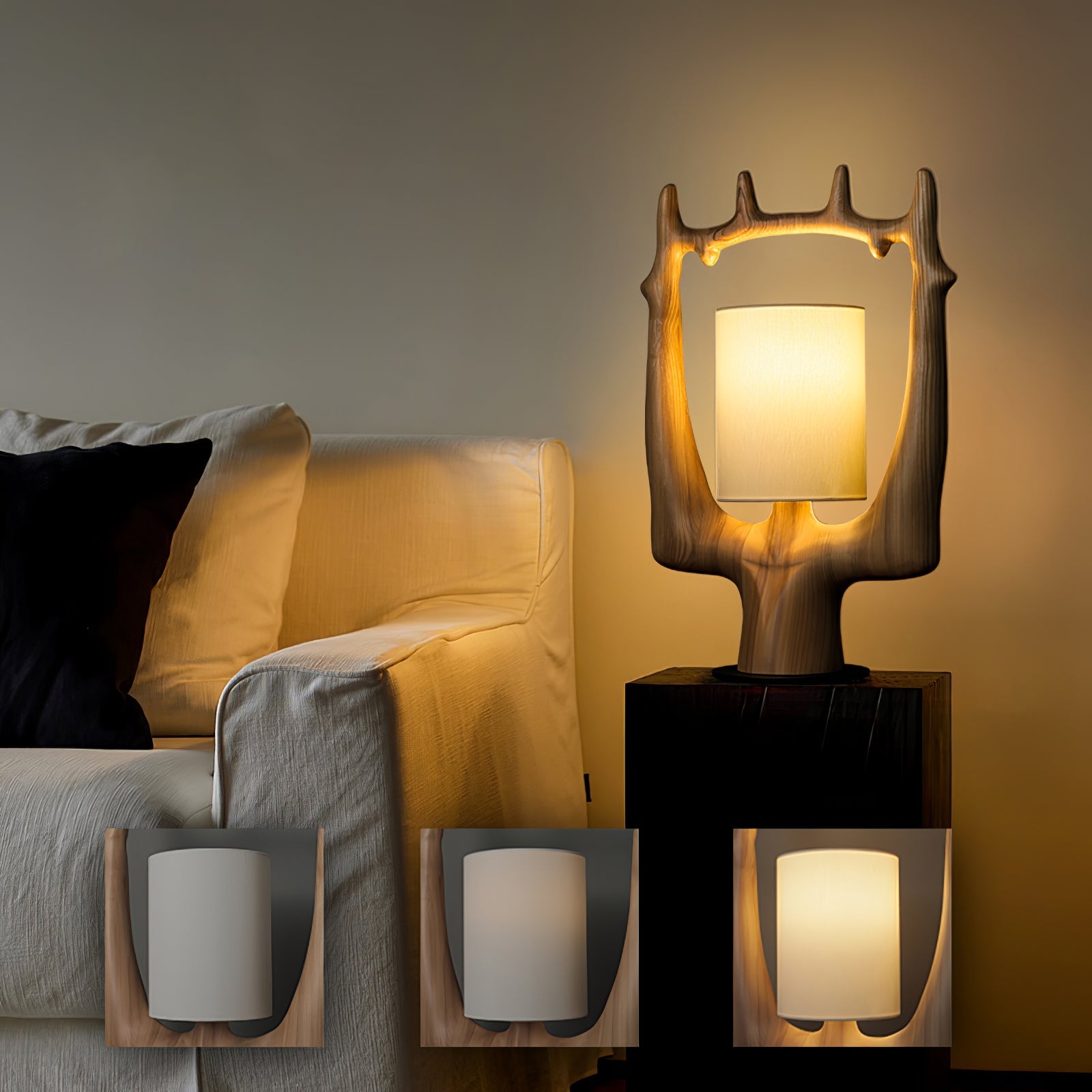 Antler Ring Table Lamp - Blowlighting