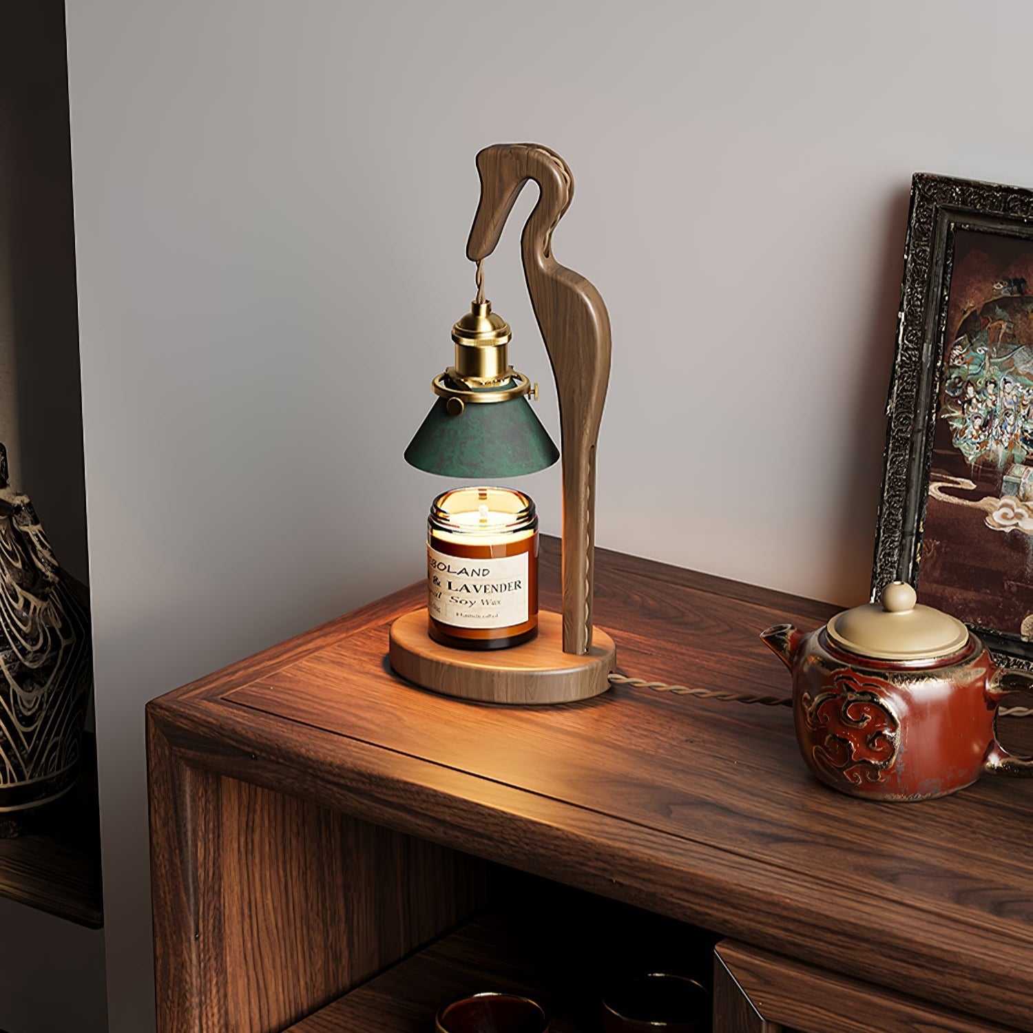 Heron Glow Candle Warmer Lamp - Blowlighting