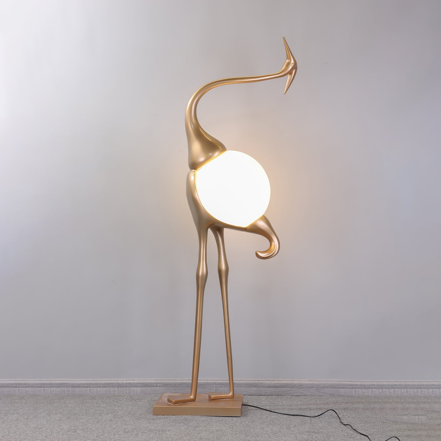 Uraearae Crane Shaped Wall Sconce - Blowlighting