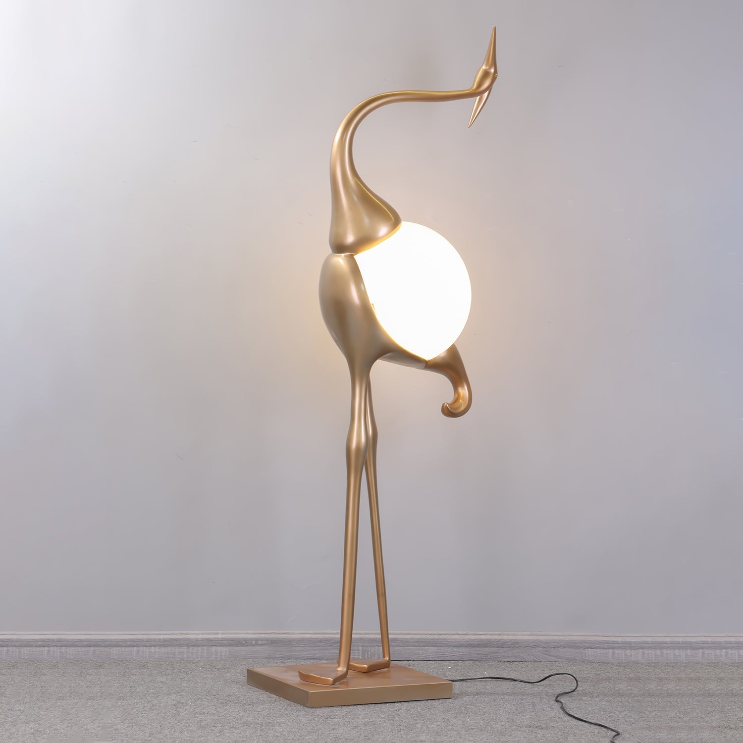 Uraearae Crane Shaped Wall Sconce - Blowlighting