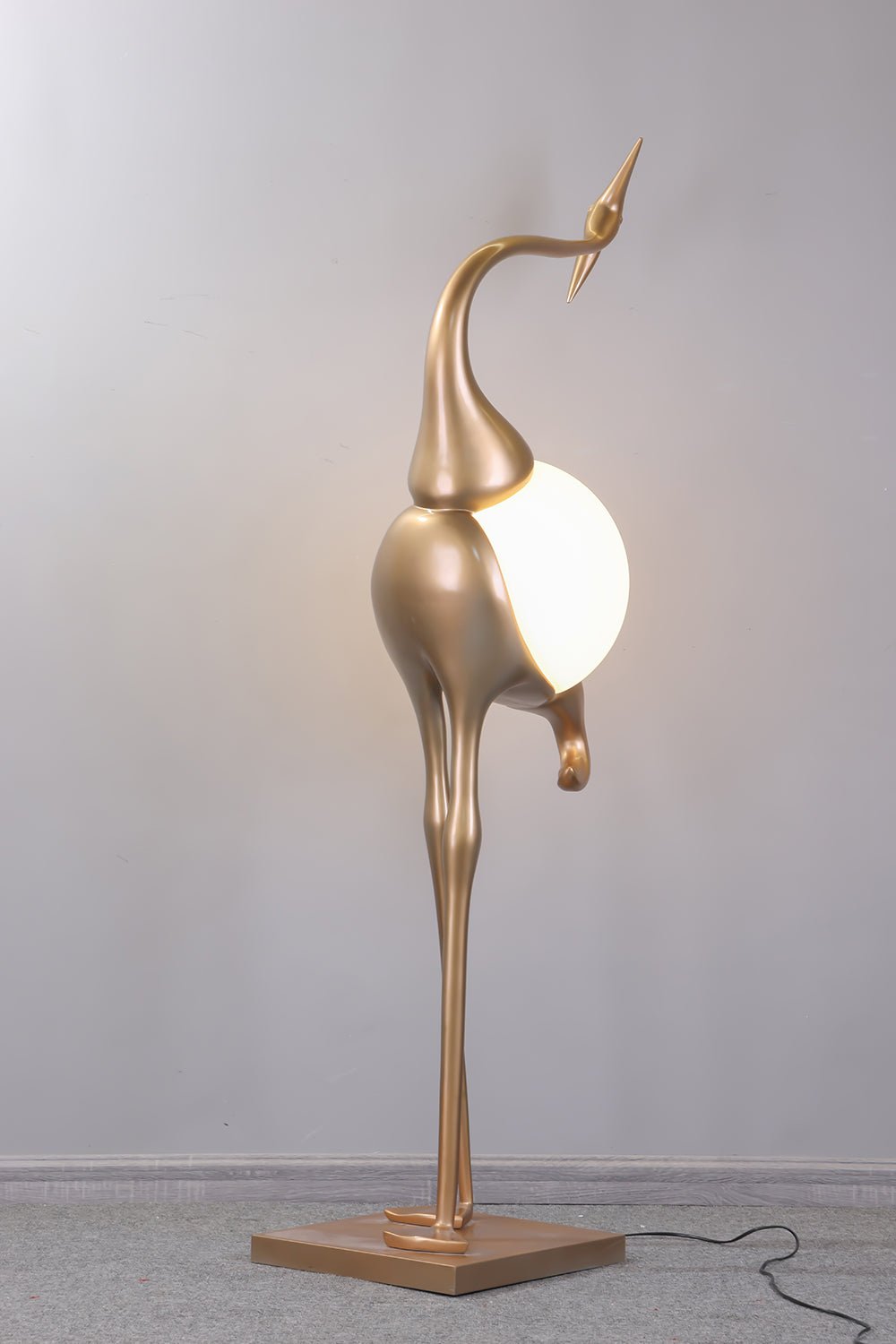 Uraearae Crane Shaped Wall Sconce - Blowlighting