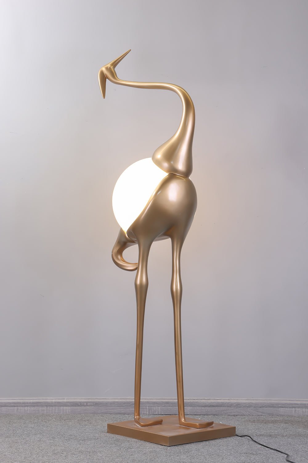 Uraearae Crane Shaped Wall Sconce - Blowlighting