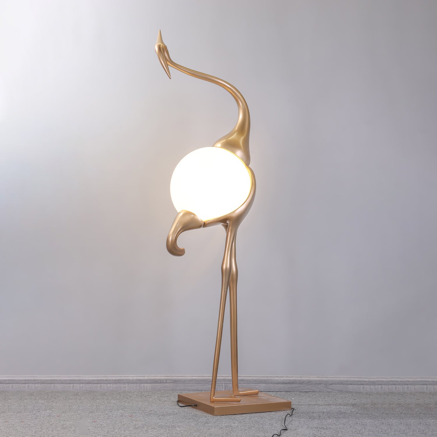 Uraearae Crane Shaped Wall Sconce - Blowlighting