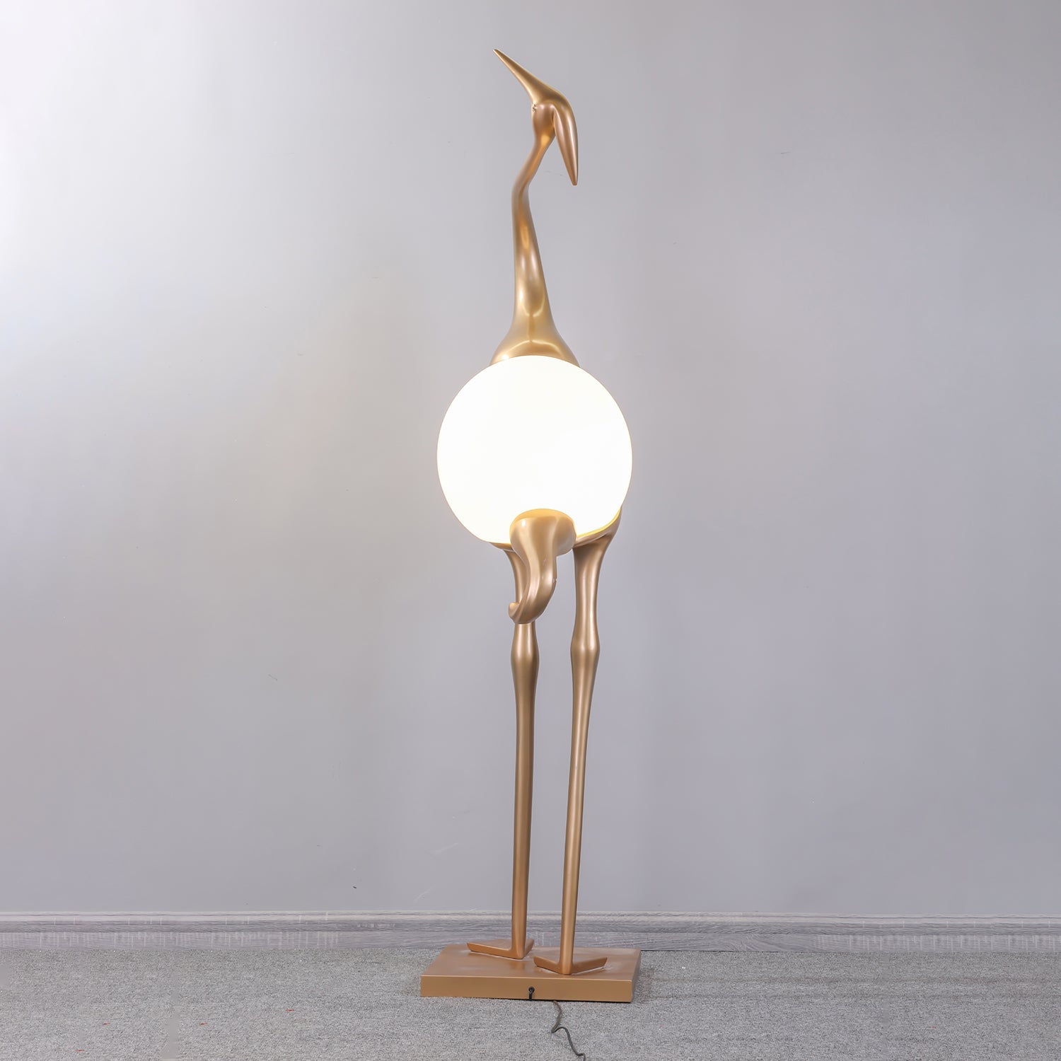 Uraearae Crane Shaped Wall Sconce - Blowlighting