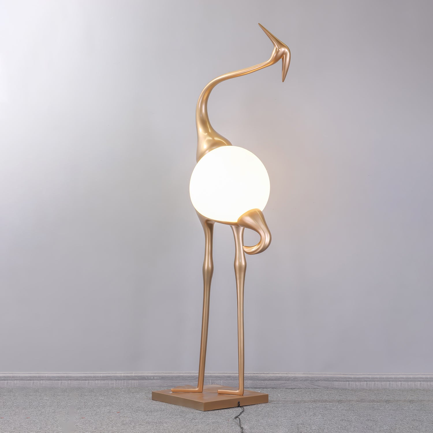 Uraearae Crane Shaped Wall Sconce - Blowlighting