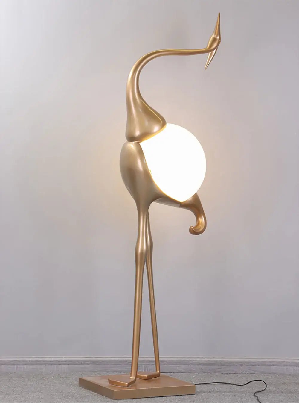 Uraearae Crane Shaped Wall Sconce - Blowlighting