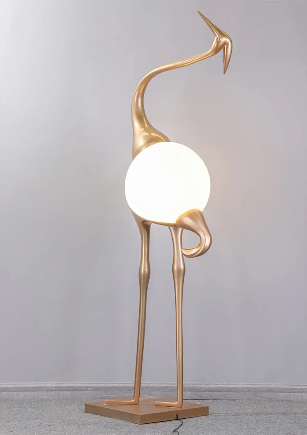 Uraearae Crane Shaped Wall Sconce - Blowlighting