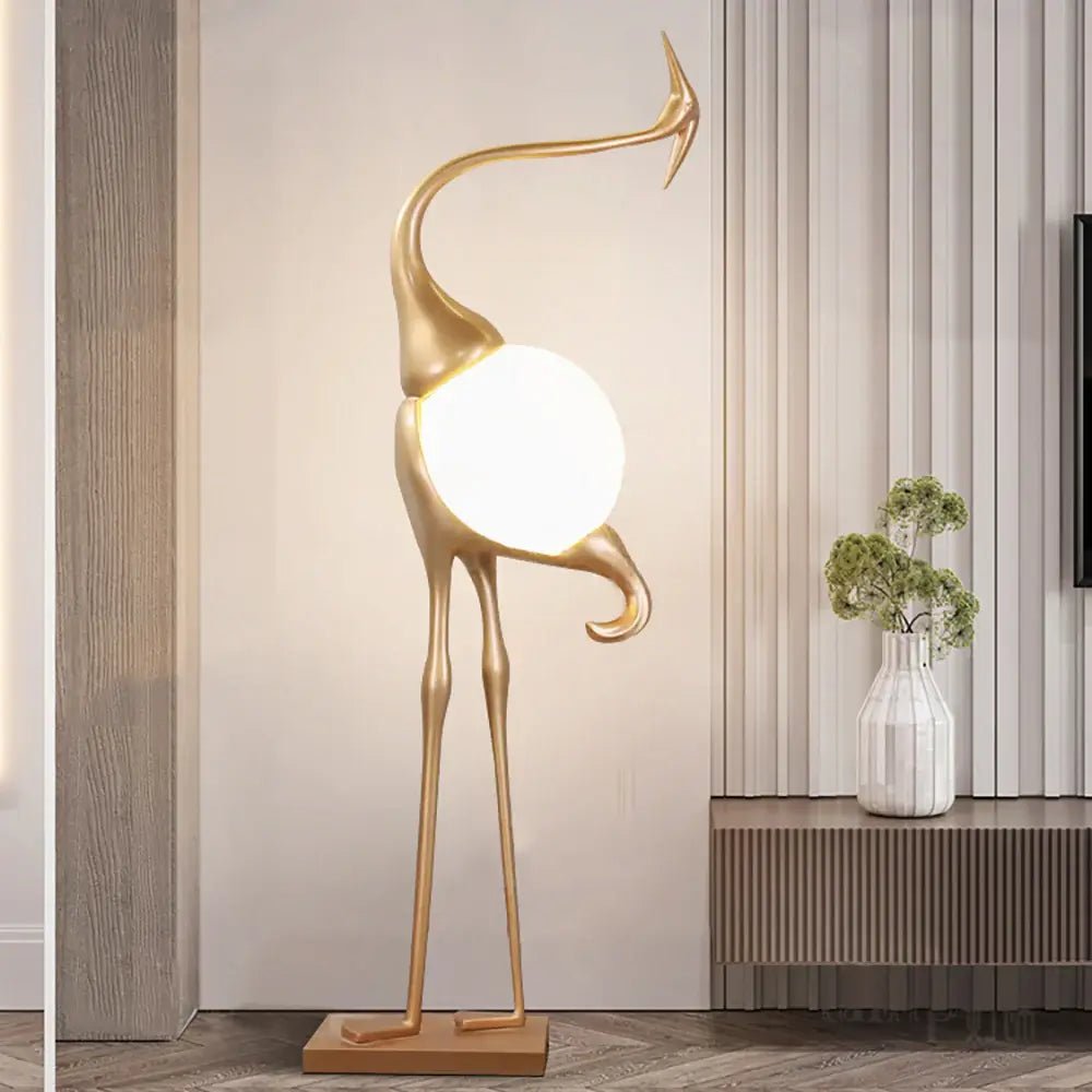 Uraearae Crane Shaped Wall Sconce - Blowlighting