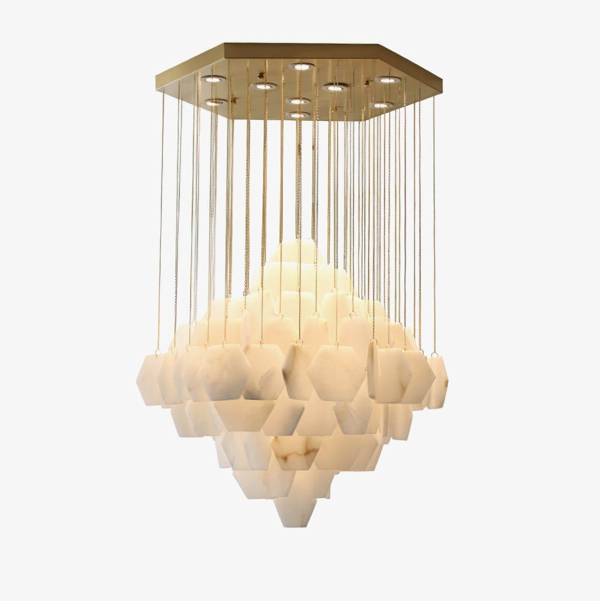 Aurelia Luxury Alabaster Chandelier - Blowlighting