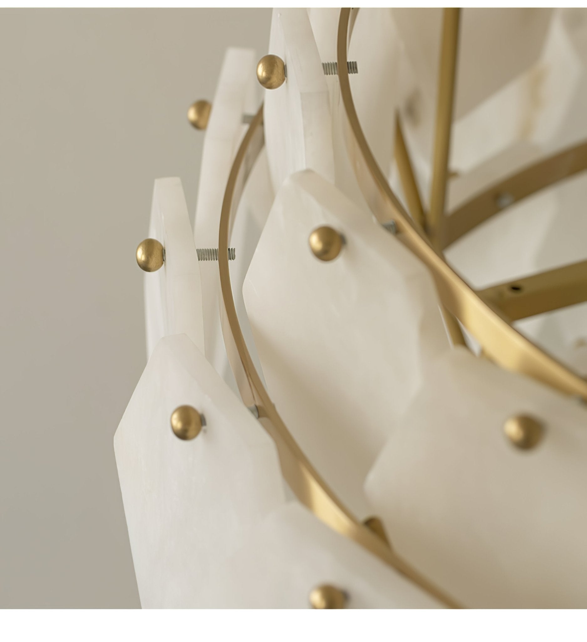 Evenaris Honeycomb Alabaster Chandelier - Blowlighting