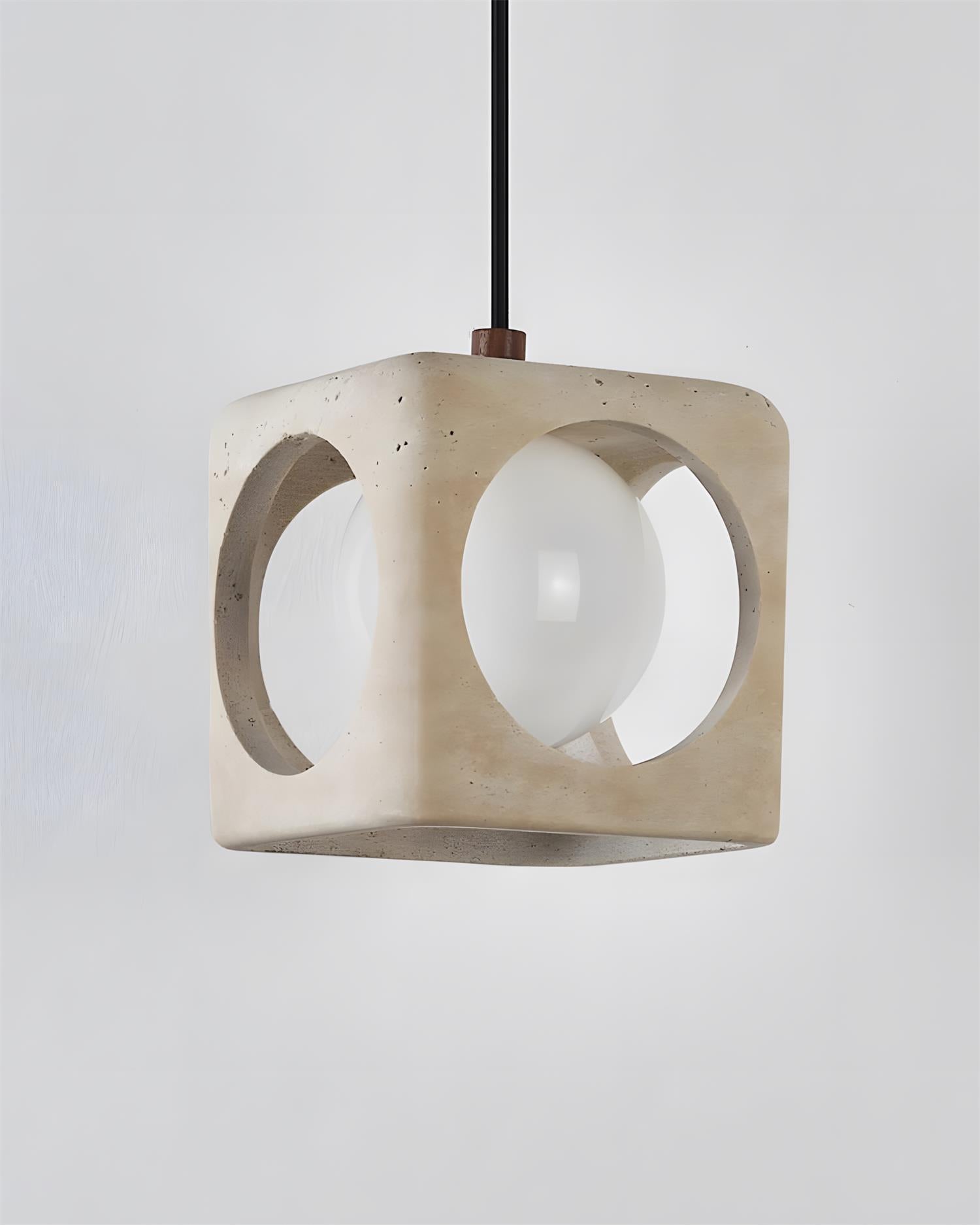 Hollowa Scandinavian Wood Pendant Light