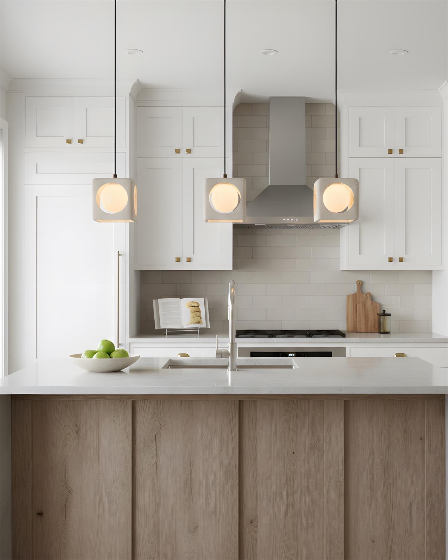 Hollowa Scandinavian Wood Pendant Light