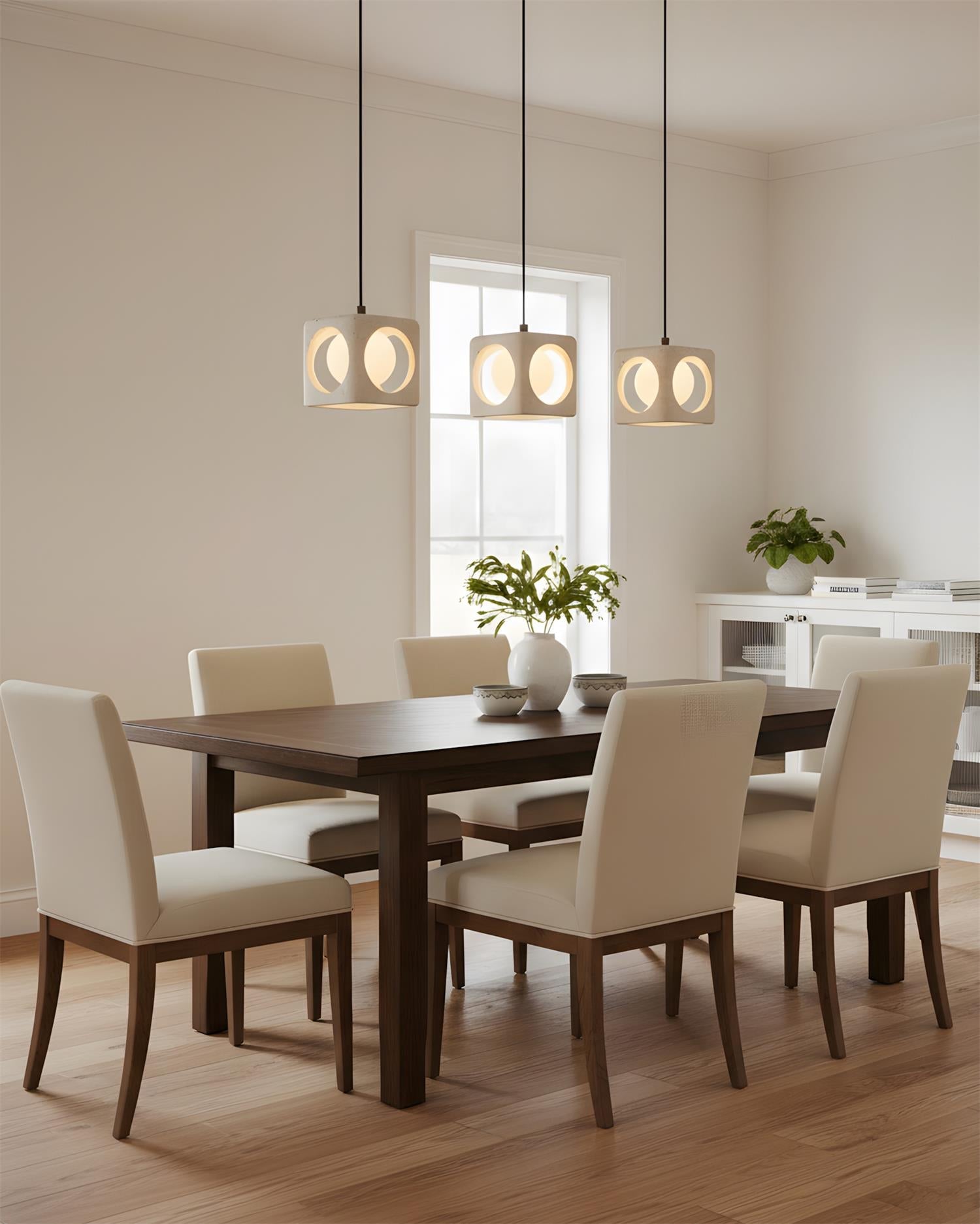 Hollowa Scandinavian Wood Pendant Light