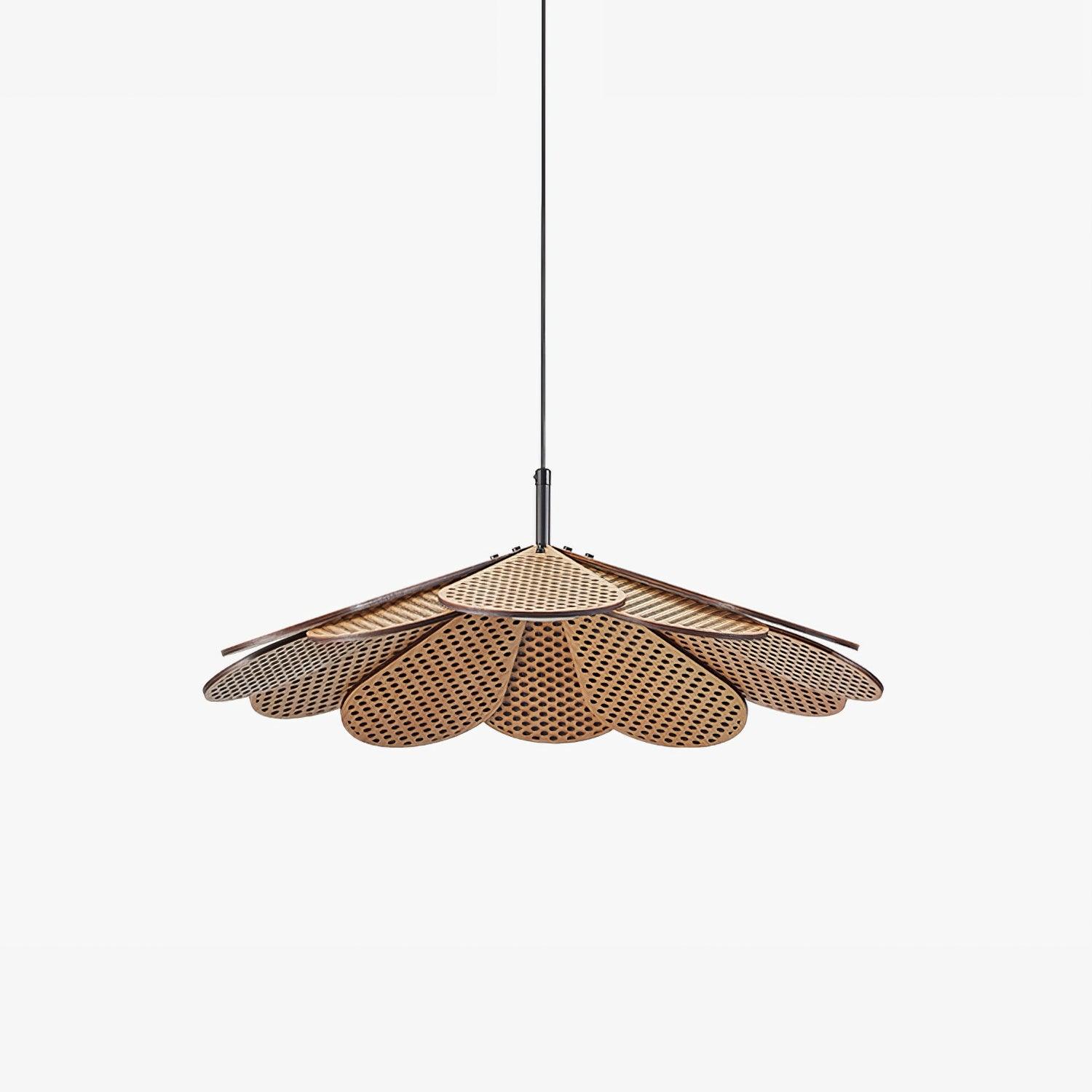 Zevarus Nordic Art Wabi-Sabi Metal Wood Pendant Light - Blowlighting