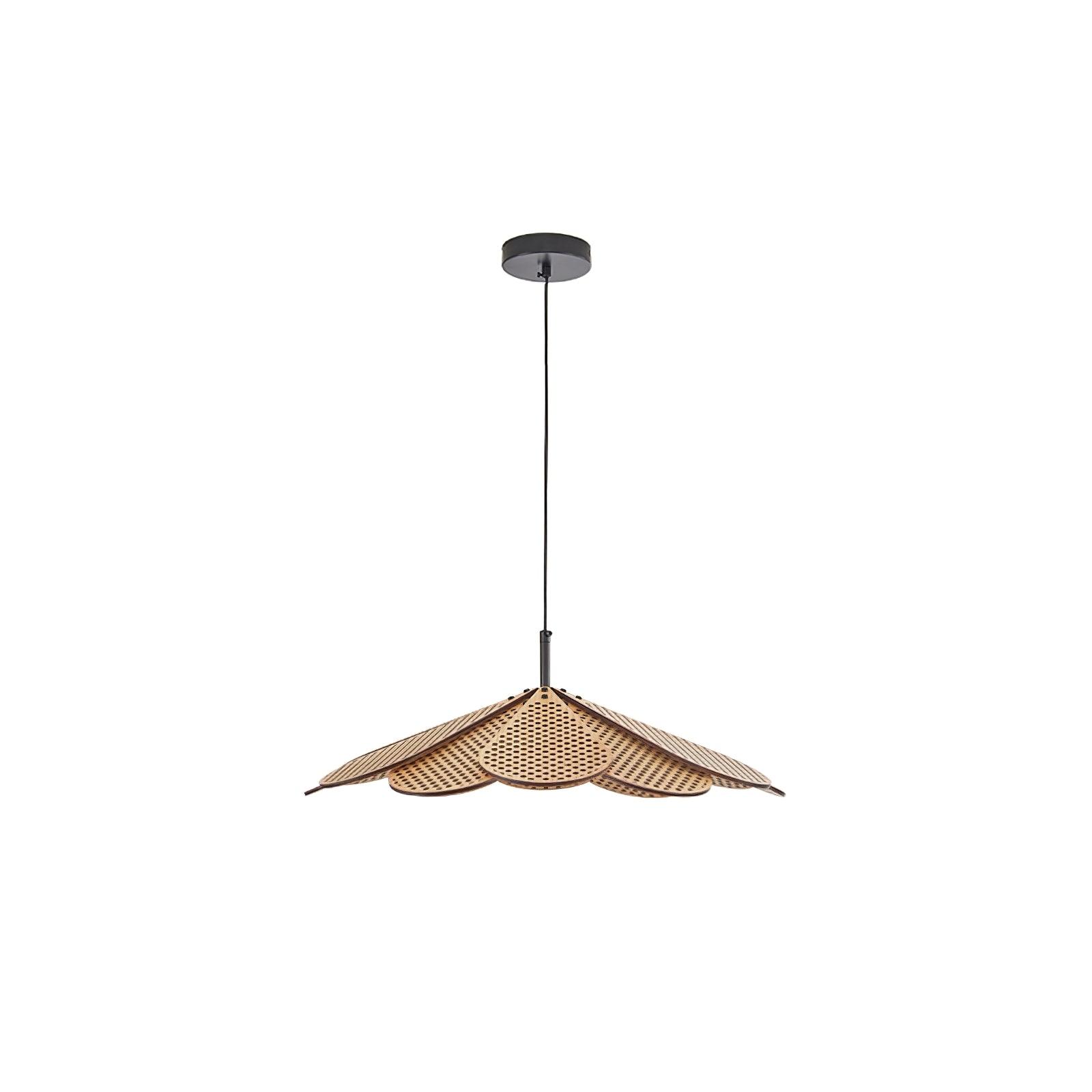 Zevarus Nordic Art Wabi-Sabi Metal Wood Pendant Light - Blowlighting