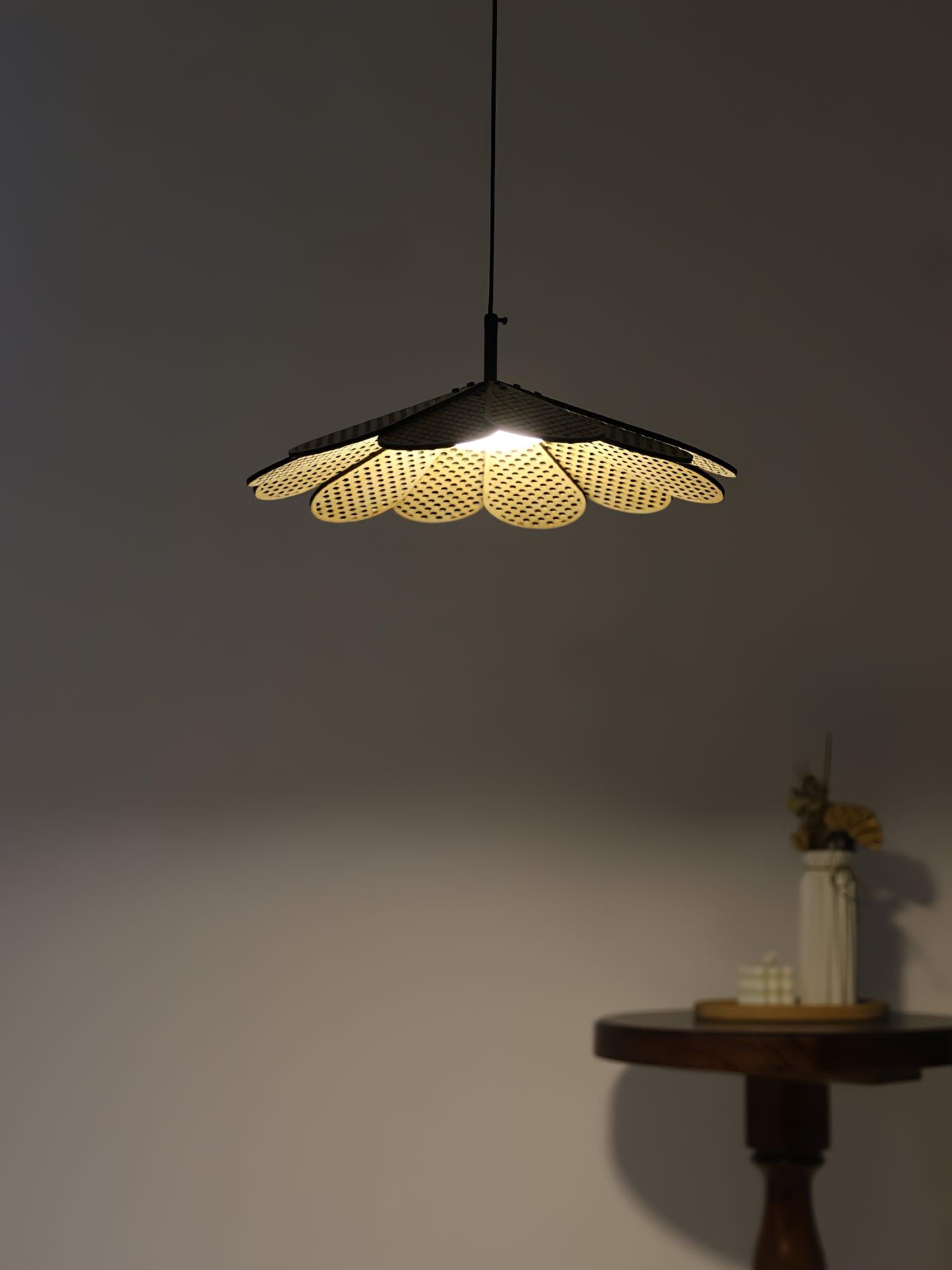 Zevarus Nordic Art Wabi-Sabi Metal Wood Pendant Light - Blowlighting