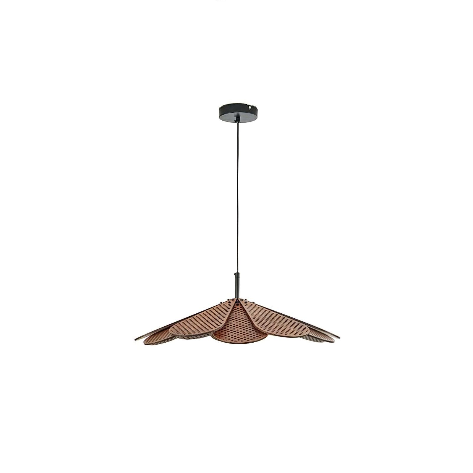 Zevarus Nordic Art Wabi-Sabi Metal Wood Pendant Light - Blowlighting