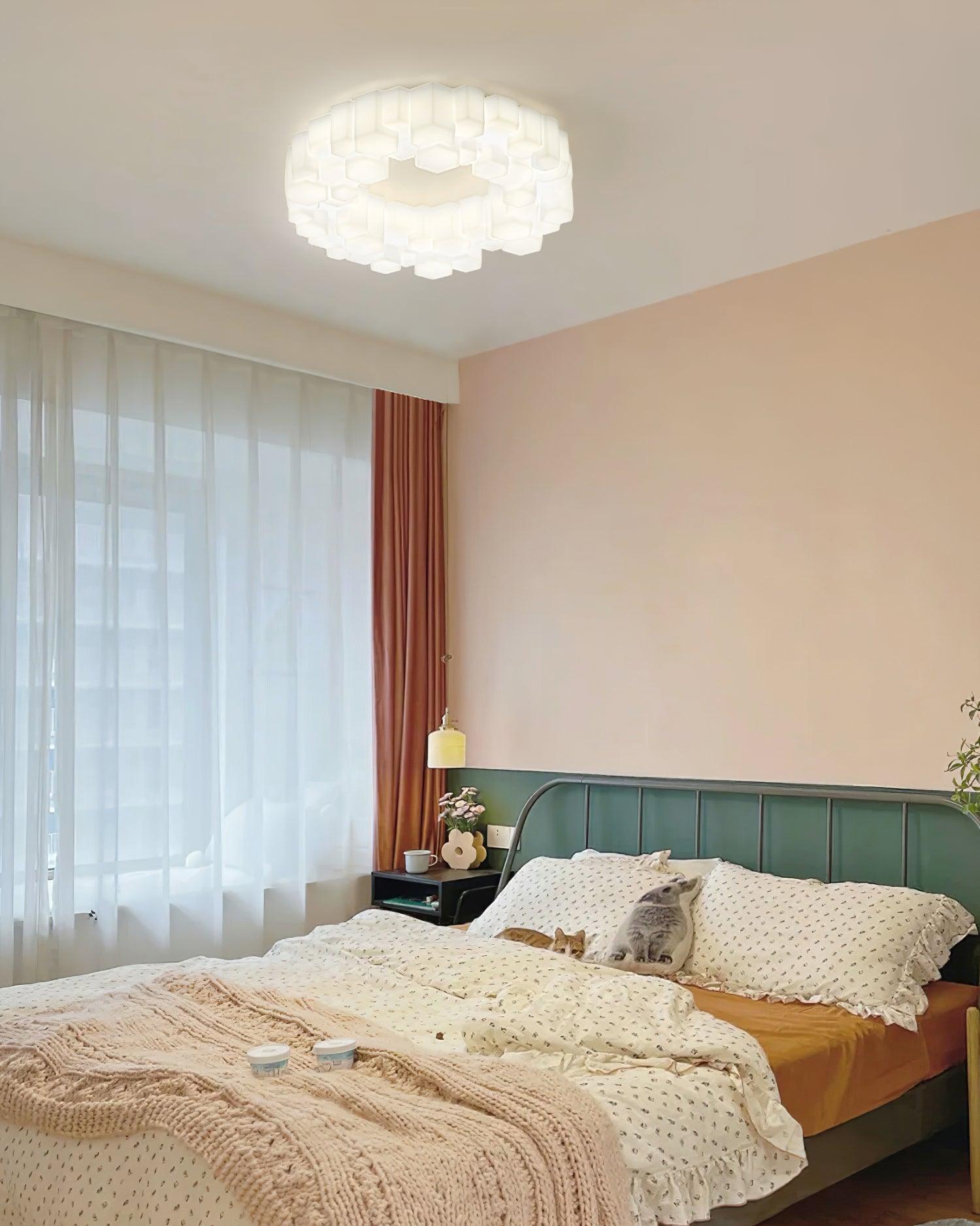 Ximena Luxury Metal Ceiling Lamp - Blowlighting